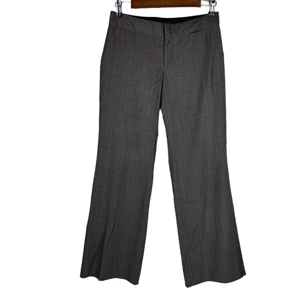 Banana Republic Womens Brown Dress Slacks Trousers size 2 Petite Wide Leg